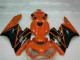 Carenagens Moto Honda CBR1000RR 2004-2005 - Laranja Preto Brilhante