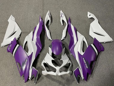 Carenagens Moto Kawasaki ZX6R 2019-2022 - Branco Roxo