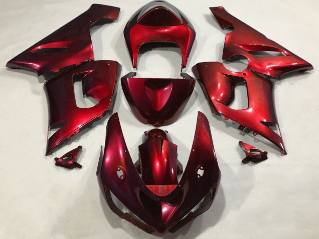 Carenagens Moto Kawasaki ZX6R 2005-2006 - Vermelho Metálico