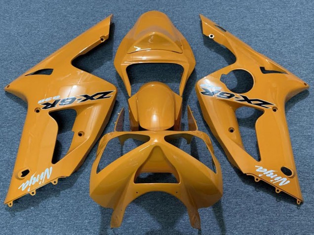 Carenagens Moto Kawasaki ZX6R 2003-2004 - Laranja