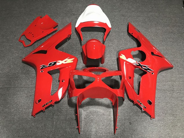 Carenagens Moto Kawasaki ZX6R 2003-2004 - Vermelho 636