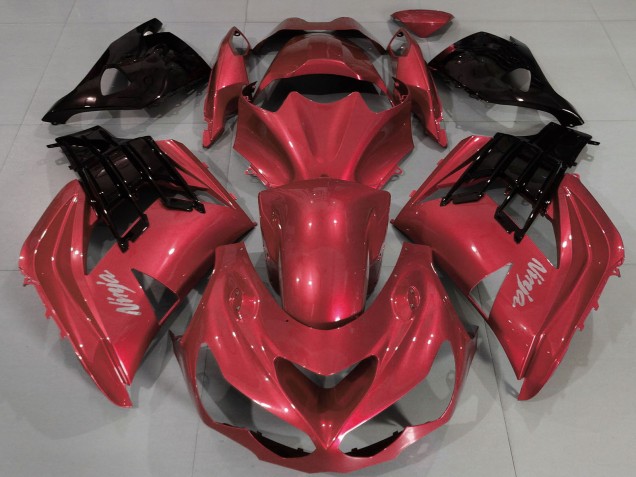 Carenagens Moto Kawasaki ZX14R 2012-2024 - Vermelho Preto