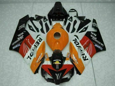 Carenagens Moto Honda CBR1000RR 2004-2005 - Laranja Branco Vermelho Preto Repsol