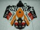 Carenagens Moto Honda CBR1000RR 2004-2005 - Laranja Branco Vermelho Preto Repsol