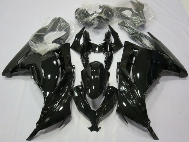 Carenagens Moto Kawasaki Ninja 300 2013-2024 - Preto Brilhante