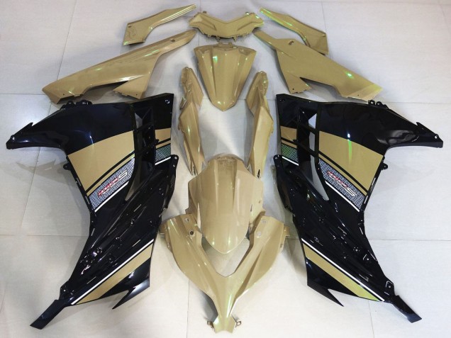 Carenagens Moto Kawasaki Ninja 300 2013-2017 - Bronzeado do Deserto Preto