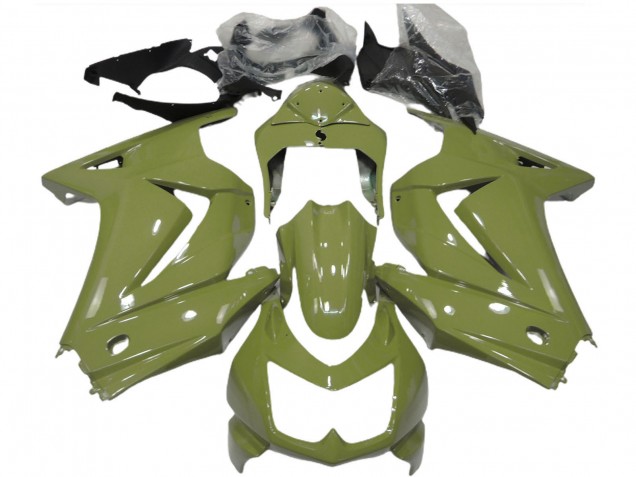 Carenagens Moto Kawasaki Ninja 250 2008-2012 - Verde Oliva
