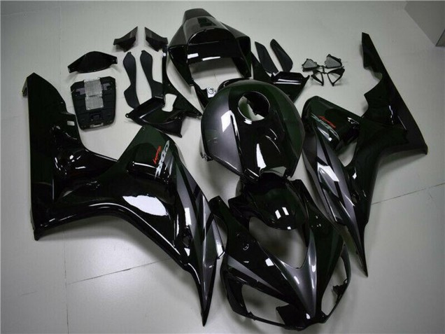 Carenagens Moto Honda CBR1000RR 2004-2005 - Preto Brilhante Cinzento