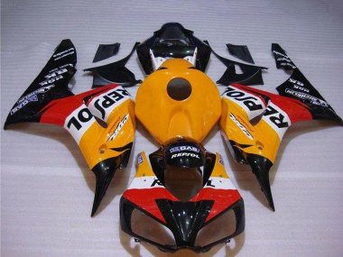 Carenagem Moto Honda CBR1000RR 2004-2005 - Laranja Branco Vermelho Preto Brilhante Repsol