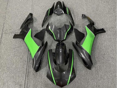 Carenagens Moto Yamaha R1 2015-2019 - Fibra de Carbono Verde