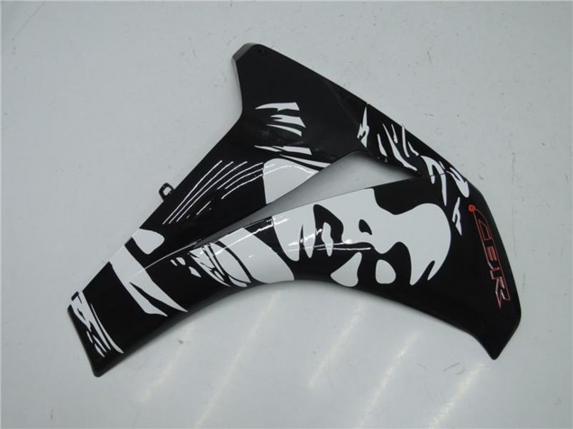 Carenagens ABS Honda CBR1000RR 2008-2011 - Branco Preto Brilhante