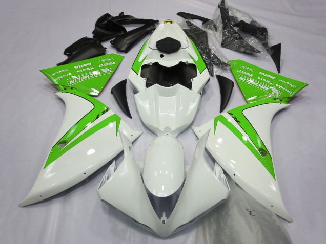 Carenagens Moto Yamaha R1 2012-2014 - Branco Verde
