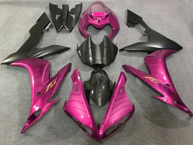 Carenagens Moto Yamaha R1 2004-2006 - Rosa Choque Fibra de Carbono Estilo