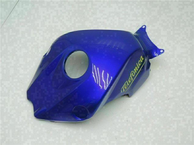 Carenagens Moto Honda CBR1000RR 2008-2011 - Azul Amarelo Verde MoviStar Castrol