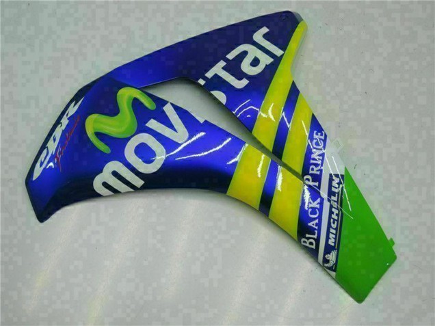 Carenagens Moto Honda CBR1000RR 2008-2011 - Azul Amarelo Verde MoviStar Castrol