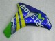 Carenagens Moto Honda CBR1000RR 2008-2011 - Azul Amarelo Verde MoviStar Castrol