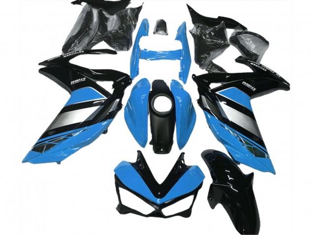 Carenagens Moto Yamaha R3 2015-2018 - Azul Prata Preto Brilhante Yamalube
