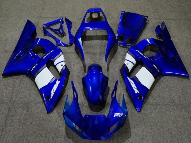 Carenagens Moto Yamaha R6 1998-2002 - Azul Branco
