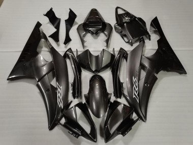 Carenagens Moto Yamaha R6 2008-2016 - Preto Brilhante Branco Decalques