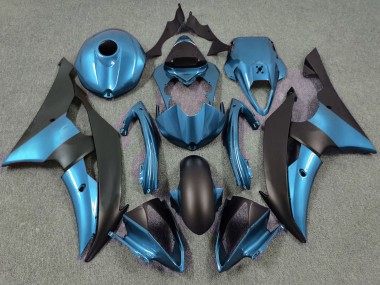 Carenagens Moto Yamaha R6 2008-2016 - Azul Preto Fosco