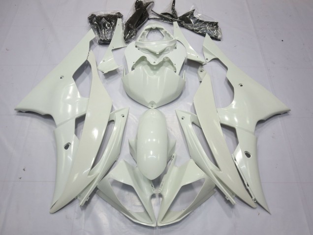 Carenagens Moto Yamaha R6 2008-2016 - Branco Pérola
