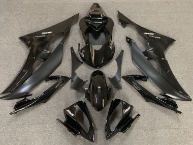 Kits Carenagem Moto Yamaha R6 2008-2016 - Preto Brilhante Preto Fosco