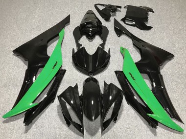 Carenagem Moto Yamaha R6 2008-2016 - Verde Preto Brilhante