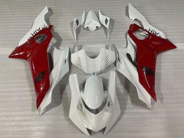Carenagens Moto Yamaha R6 2017-2023 - Branco Vermelho Castanho