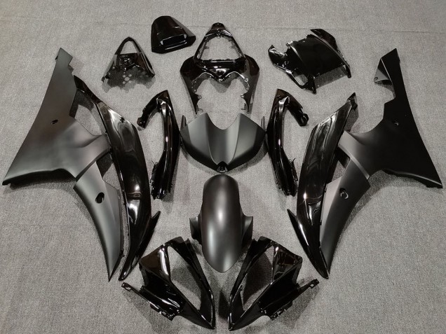 Carenagens Moto Yamaha R6 2008-2016 - Preto Brilhante Preto Fosco