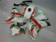 Carenagens Moto Honda CBR1000RR 2008-2011 - Branco Vermelho Verde Castrol