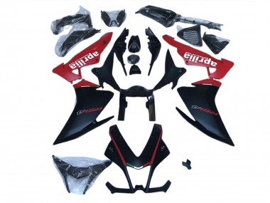 Kit Carenagens Moto Aprilia RSV4 1000 2009-2015 - Preto Fosco Vermelho