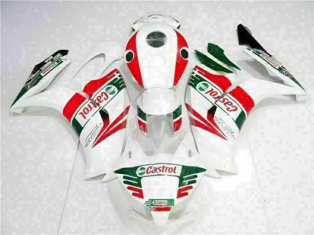 Carenagem Moto Honda CBR1000RR 2012-2016 - Branco Vermelho Verde Castrol