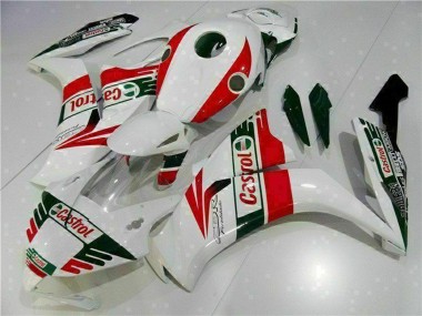 Carenagem Moto Honda CBR1000RR 2012-2016 - Branco Vermelho Verde Castrol