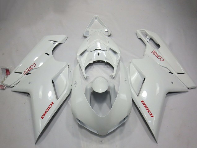 Carenagens Moto Ducati 1098 2007-2014 - Branco Corse