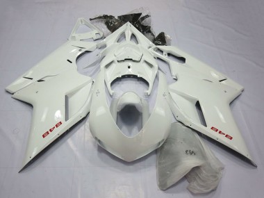 Carenagens Moto Ducati 848 2007-2014 - Branco Pérola