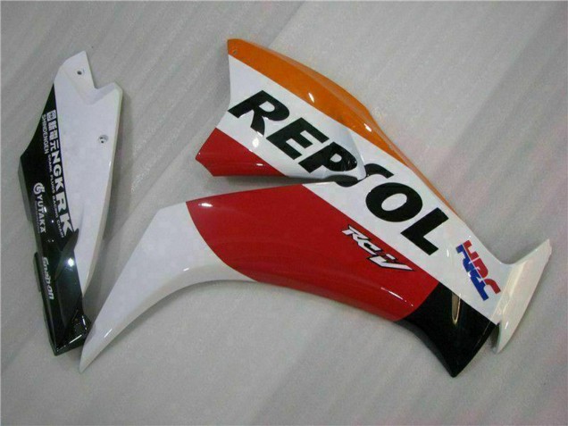 Carenagem Moto Honda CBR1000RR 2012-2016 - Branco Laranja Vermelho Preto Brilhante HRC Repsol 93