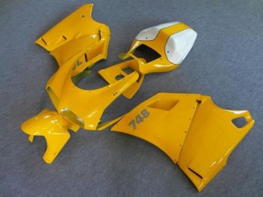 Carenagens Moto Ducati 748 1993-2005 - Branco Amarelo