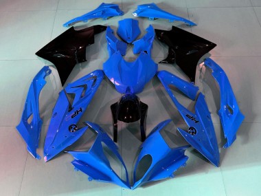 Carenagens Moto BMW S1000RR 2009-2014 - Azul Preto Brilhante