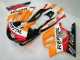 Carenagem Moto Honda CBR600 F3 1995-1996 - Laranja Branco Vermelho Preto Brilhante Repsol