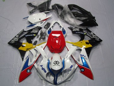 Carenagens Moto BMW S1000RR 2009-2014 - Branco Amarelo Vermelho Preto Azul HP