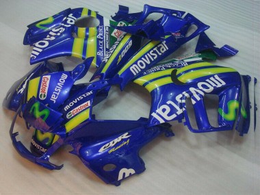 Carenagens Moto Honda CBR600 F3 1995-1996 - Azul Verde Amarelo MoviStar Vermelho Castrol