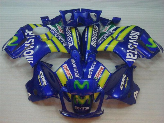 Carenagens Moto Honda CBR600 F3 1995-1996 - Azul Verde Amarelo MoviStar Vermelho Castrol