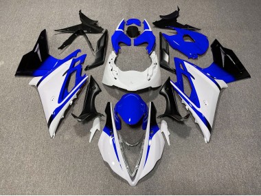 Carenagens Moto Triumph Daytona 675 2013-2016 - Branco Azul Preto Brilhante