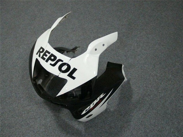 Carenagens Moto Honda CBR600 F3 1997-1998 - Branco Preto Brilhante Repsol