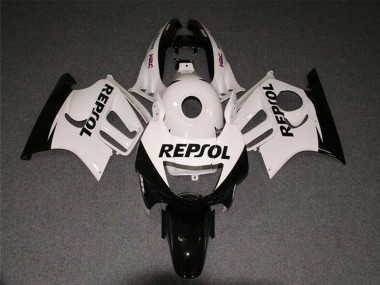 Carenagens Moto Honda CBR600 F3 1997-1998 - Branco Preto Brilhante Repsol