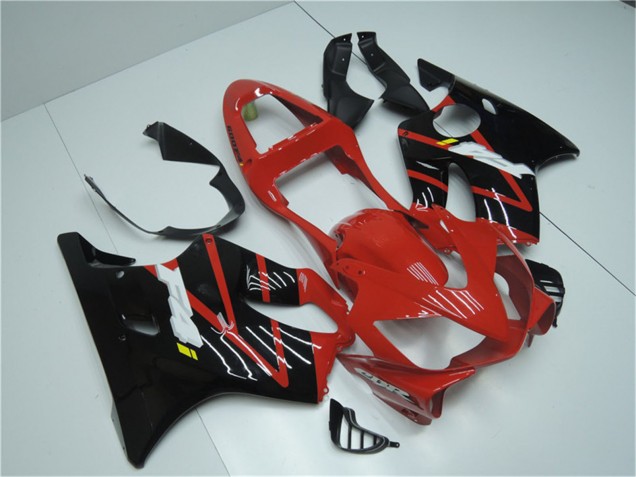 Carenagem Moto Honda CBR600 F4i 2001-2003 - Vermelho Preto Brilhante