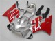 Kits Carenagens Moto Honda CBR600 F4i 2001-2003 - Prata Vermelho