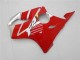Kits Carenagens Moto Honda CBR600 F4i 2001-2003 - Prata Vermelho