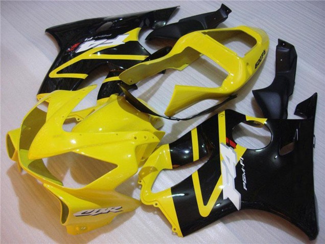 Carenagem Moto Honda CBR600 F4i 2001-2003 - Amarelo Preto Brilhante