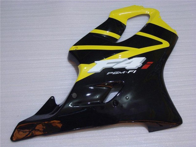 Carenagem Moto Honda CBR600 F4i 2001-2003 - Amarelo Preto Brilhante